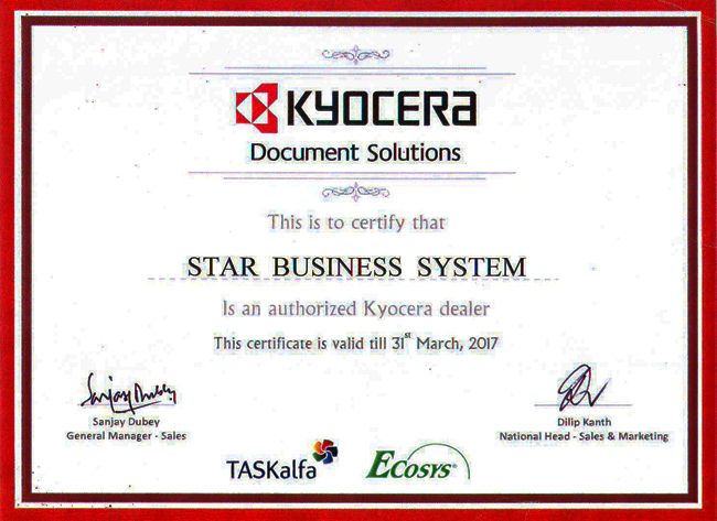 Kyocera authorised Photocopiers distributors dealers in Ludhiana Punjab